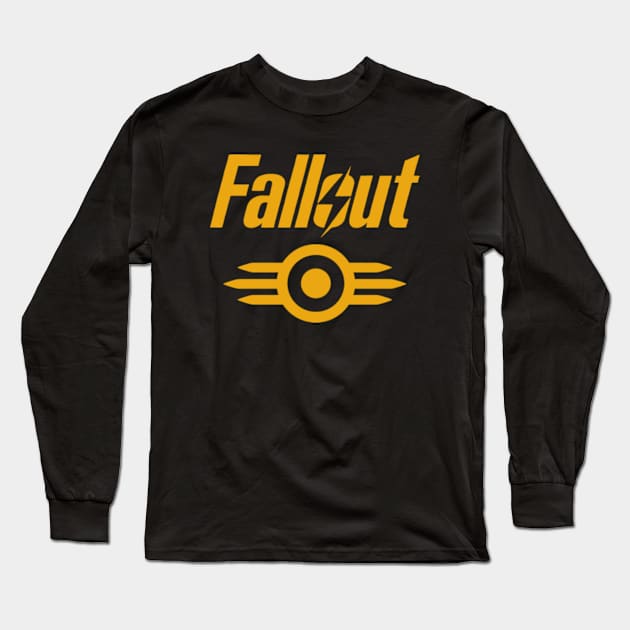 Fallout Vault tec Long Sleeve T-Shirt by Buff Geeks Art